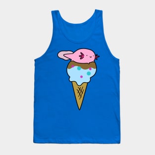 Axolotl Icecream Cone Tank Top